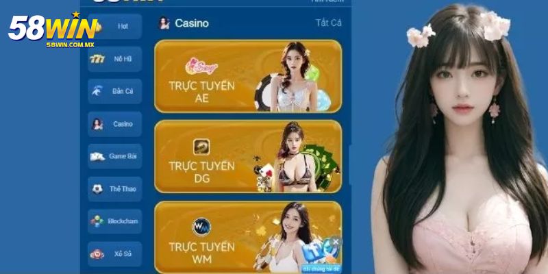 Tải App 58win - Hướng Dẫn Cách Cài Đặt Chuẩn Nhất 2025 1 Giao diện của ứng dụng vô cùng thân và cực dễ dùng